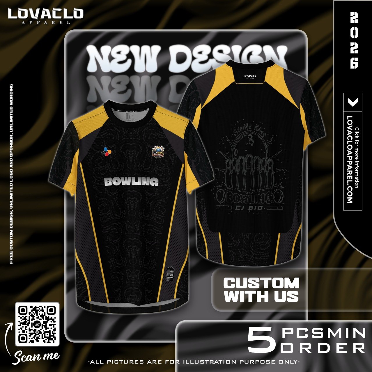 Custom Showcase jersey design
