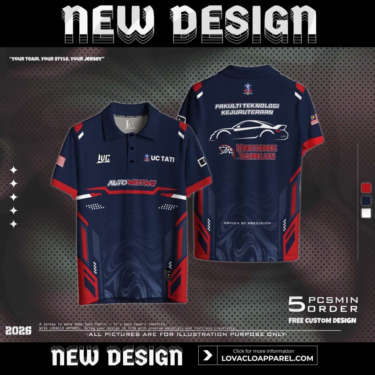 Midnight Velocity jersey design
